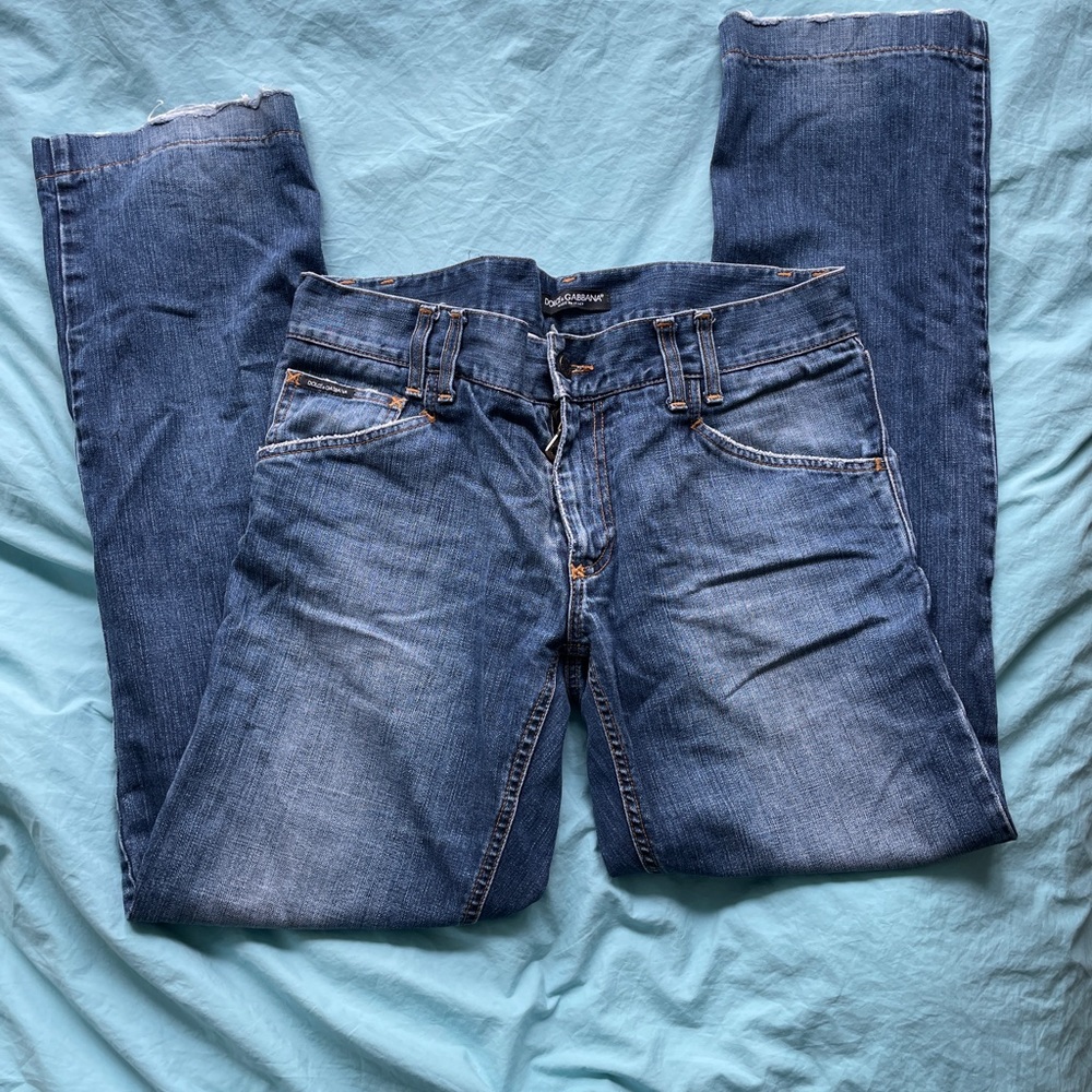 Authentic Dolce and Gabbana Straight Legged Jeans